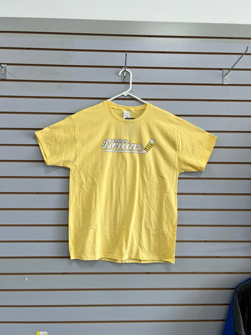 Bruins Hockey Underline yellow t-shirt