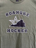 Roanoke Hockey green t-shirt