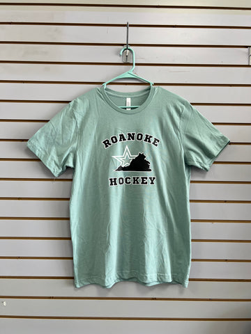 Roanoke Hockey teal t-shirt