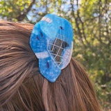 Blue Ice Hockey Goalie Mask