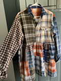 Patchwork Flannel Dress