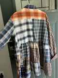 Patchwork Flannel Dress